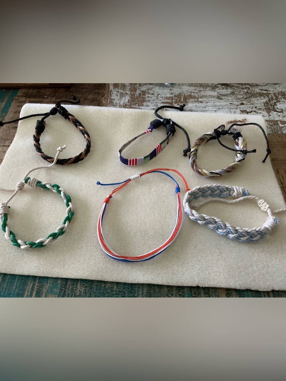Multi-Color Women’s Braided Friendship Bracelets